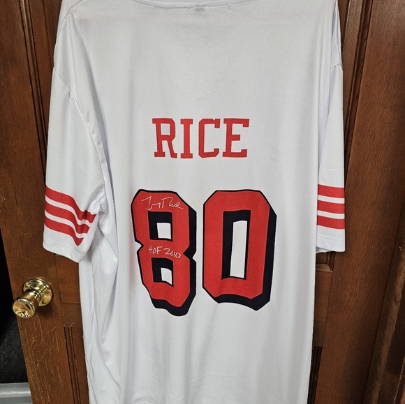 Jerry Rice signed 49ers jersey(READ description for sizing details) - Picture 6 of 7